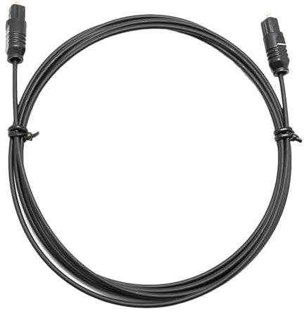 Derwrtup Cavo audio in fibra ottica, cavo audio ottico digitale - Cavo in fibra ottica audio digitale,Cavo in fibra ottica da 1,5 m, cavo audio in fibra ottica digitale per home theater, soundbar, TV