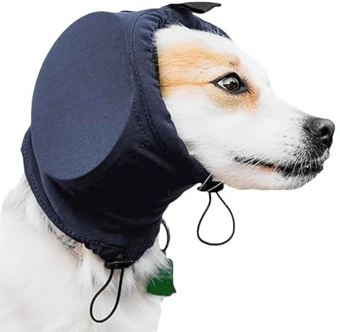Krujecnt Hunde-Ohrenschützer zur Geräuschunterdrückung,Hunde-Ohrenschützer zum Lärmschutz - Einstellbare Ohrenschützer mit Geräuschunterdrückung für Haustiere - Kopfhörer mit Geräuschunterdrückung,