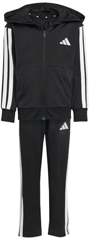 adidas Unisex Kinder Essentials 3 Stripes Tracksuit Trainingsanzug