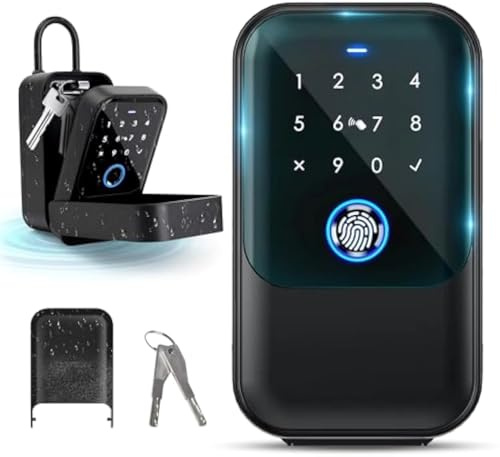 Boitier de vérouillage de clé en Aluminium étanche iP65, empreinte digitale, carte RFID, mot de Pass, Tuya App