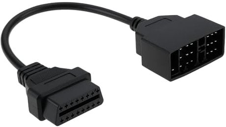 YINETTECH Cavo Adattatore Convertitore OBD1 A 22 Pin A OBD2 A 16 Pin Compatibile Con Toyota Compatibile Con Mazda Scanner Diagnostico