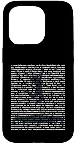 Trampoline Jump Design Kids and Adults Who Love to Bounce Case for iPhone 15 Pro