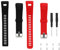 WEINISITE Armband für Garmin vívosmart HR +, Soft Silikon Ersatzarmband für Garmin vívosmart HR Plus (Schwarz+Rote)