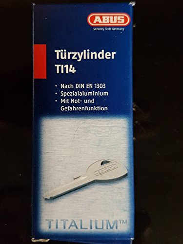 ABUS TI14ST 30/35 Sicherheitsschloss Doppelzylinder Türzylinder schwarz Aluminium