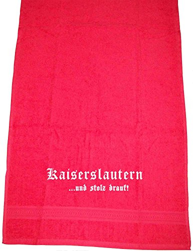 ShirtShop-Saar Kaiserslautern .und stolz Drauf!; Handtuch