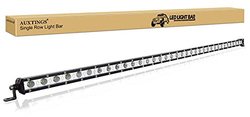 AUXTINGS Barra luminosa Fuoristrada LED 94cm 180Wultra magro a fila singola con staffa di montaggio per fuoristrada pick-up Auto Camion Barca 4X4 SUV ATV UTV