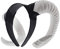 Zac's Alter Ego Evil Witch Ridged Devil Ram Goat Horn Headband - Halloween