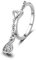 PRAK Damen 925 Sterling Silber Luxus Ringe,Herz Ring Novetly Modeschmuck Silber Ringe, Versilberte Modeschmuck Funkelnde Cute Verschleiß Geburtstagsgeschenk