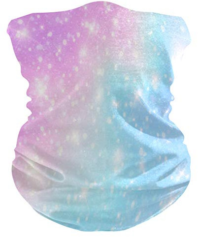 Kunst Regenbogen Holographisches Einhorn Gesichtsmaske Schlauchtuch Kopftuch Stirnband Bandanas Kopfbedeckung Halstuch Gesichtsschal Für Männer Frauen Den Sport