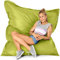 Green Bean© Outdoor Sitzsack XXL 140x180cm 380 Liter Kinder & Erwachsene Bean Bag EPS Perlen Füllung Riesensitzsack Groß Liegekissen Waschbar Wetterfest Lounge Chair Sitzkissen Bodenkissen Grün