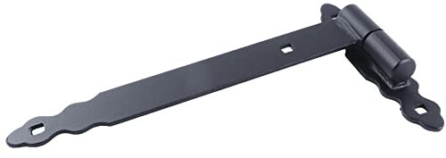 Ladenband mit Kloben 800mm Ladenbänder Schwarz Torband Türband Torbänder Kugel Bandrolle Gartentorscharnier Türscharnier Rechts Links Universal