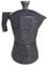 FAST WORLD SHOPPING ® Caffettiera 2 Tazze Moka Express Effetto Pietra Macchinetta Da Caffe Espresso Coffee