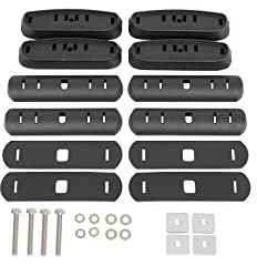 Rhino-Rack Unisex-Erwachsene Basis-Kit Arb Sportslid/Proform Tonneau (4 Stück) (RCP72-BK) Dachträger-Basisbausatz fahrzeugspezifisch, schwarz, One Size