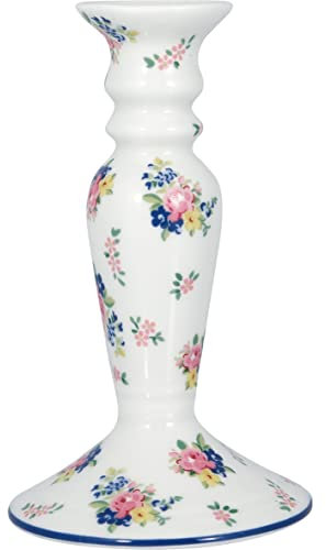 Greengate STWCAHAUG0104 Augusta Kerzenhalter white 15 cm (1 Stück)