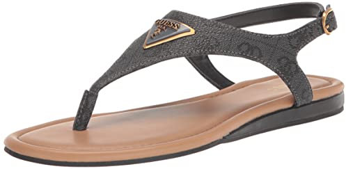 GUESS Unali Damen-Sandalen, Schwarz 001, 39 EU