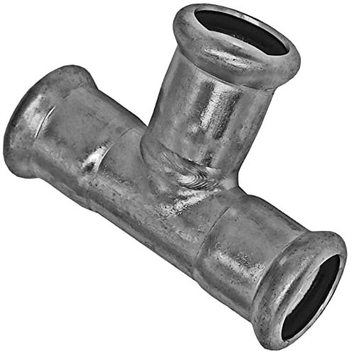 Pressfitting aus Edelstahl M-Kontur | T-Stück i/i/i | 18 mm