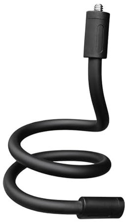 Supporto per Baby Monitor, Staffa Camera Bambini, Supporto per Videocamera per Bambini, supporto flessibile per fotocamera, senza foratura, con Foro Filettato da 1/4, 360 Gradi Flessibile, Nero