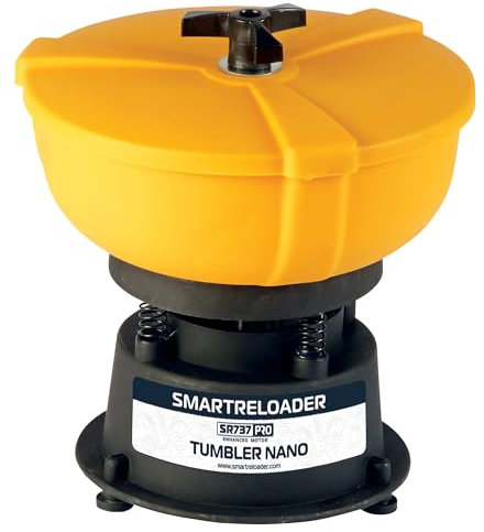 Smartreloader SR737 Nano PRO, Buratto per Bossoli, Ideale per Cacciatori, Tiratori di Poligono, Gioiellieri, Ristoratori, Ferramenta, Lucidatura Rapida, Motore Potente, Contenitore 1.75lt