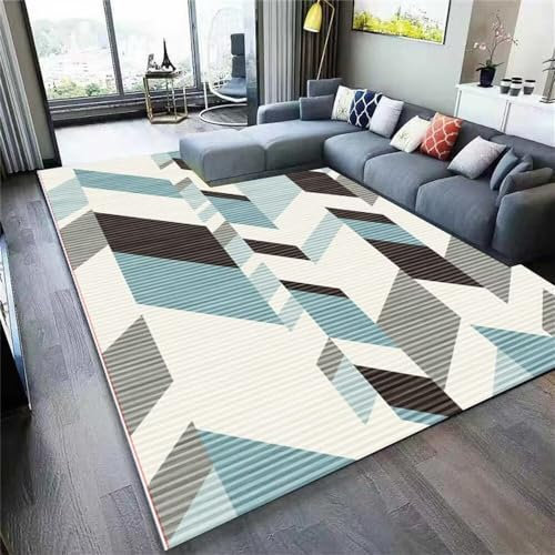 RUGMRZ Zimmer Einrichtung Moderne Abstraktion Teppich Terrasse grau Teppich Angebote Dekoration Wohnung modern Zimmer Einrichtung Outdoor-Teppich300x400CM