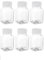 6 Pcs 3.5oz/100ml Small PET Juice Bottles Round Ginger Shot Bottles with Lids Plastic Leak-Proof Drink Bottles Reusable Shot Bottles for Smoothie,Juice,Ginger,Beer