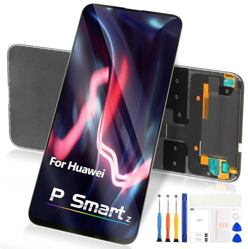 LCD Schermo per Huawei P Smart Z/P Smart PRO/Y9 Prime 2019, Display per Huawei 9X STK-LX1 Sostituzione dello Schermo Touch Screen Digitizer Full Assembly con Strumenti(Nero)
