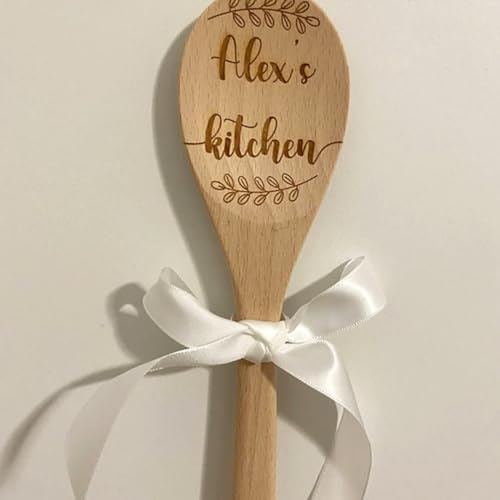 Cuchara De Madera Personalizada, Cuchara De Madera Grabada, Número De Mesa Grabado Personalizado, Cucharas De Madera For Boda, Regalos De Boda Personalizados, De Despedida De Sol