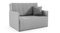 LIKMA Grau Kord 3 Sitzer Sofa mit Schlaffunktion Olita 137x90x100 cm Schlafcouch mit Kissen und Stauraum - Easy Clean Moderne Wohnzimmer Couch - Sofa mit Bettfunktion - Schlafsofa Stoff: Anafi 2