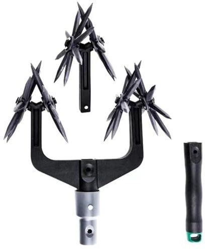 QATOBI Manuelles Kantenschneider Rad-Kantenschneider, Height Adjustable Garden Edger Tool, Rasenstecher zum Stechen von Rasenkanten, Garten-Zubehör