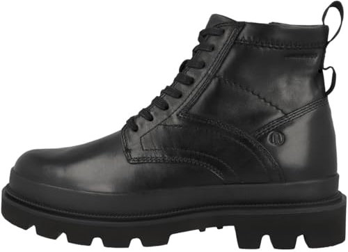 Clarks Stivali stringati da uomo Badell Hi WP, Pelle calda nera 26178485, 44 EU