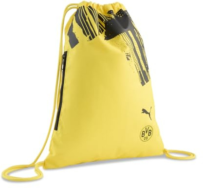 [PUMA] BVB ESS Gym Rucksack 091637 Herbst Winter 25 Farbe Gelb Schnell Schwarz (01) One Size