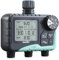 RAINPOINT Timer per l'acqua a 3 uscite, timer automatico con ritardo della pioggia/irrigazione manuale/ampio display LCD, tempo di irrigazione intelligente da giardino per cortile, prato