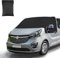 Housse de Pare-Brise Avant pour Opel Vivaro Renault Trafic 2001-2014, 600D Oxford Housse De Pare-Brise Thermique Externe, Anti-UV Cache Pare Brise Protection Voiture Exterieur, Bâches Protection Anti-
