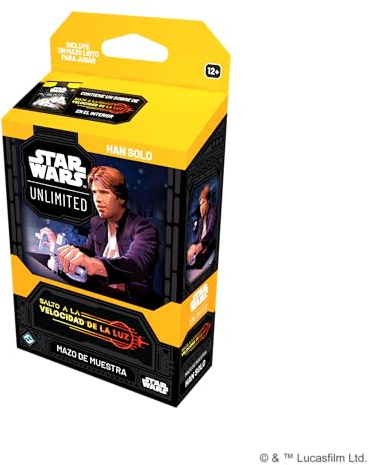 Fantasy Flight Games Star Wars Unlimited Sammelkartenspiel, Sprung in Lichtgeschwindigkeit, Han Solo, ab 12 Jahren, für 2 Spieler, 30 Minuten pro Spiel, Spanisch