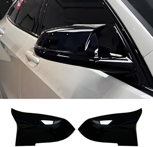 Hengjiayao Spiegelkappen, 1 Paar Auto Rückspiegel Kappe Tür Rückspiegel Abdeckung für BMW X1 F48 2016-2022, X2 F39 2018-2023, F40 F44 2019-2024, Z4 G29 2019-2023