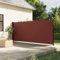HOMTAKIE Auvent latéral rétractable Marron 180x300 cm
