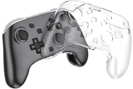 Coque de protection pour manette Nintendo Switch 2 Pro Game, en silicone souple, résistante aux chocs, aux rayures, pour manette Switch 2 Pro, transparente