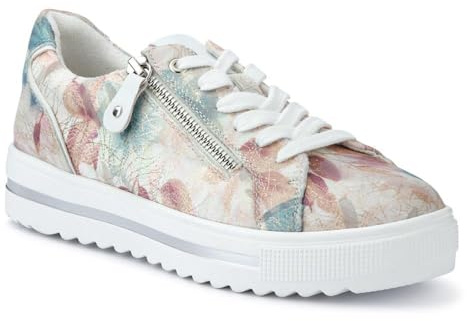 Pavers Dual-Fasten Platform Trainers - Floral Size 5