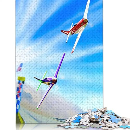 Crossing The Finish Line Puzzle Fun Premium Cardboard Jigsaw Puzzle for Boy Or Girl 1000pcs (38x26cm)