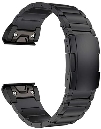synsing 26mm Titan Armband mit Schnellverschluss Kompatibel mit Fenix 8 51mm/Enduro 3 51mm/7X Pro/6X Pro, 22mm Metall Armband 22mm Kompatibel mit Fenix 8 47mm/E 47mm/7/6 Pro/5 Plus/Forerunner 965 955