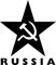 KFZ Aufkleber: Kommunismus, Hammer und Sichel, Communism, Russia, Москва, Россия // Autoaufkleber