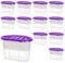 Pack of 12 Scented Interior Dehumidifier Condensation Remover Moisture Absorber Damp Mould Moisture in Home Kitchen Wardrobe Bedroom Caravan Office Garage Bathroom Basement 500 ml (Lavender, 12)