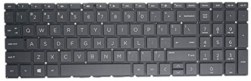 FQ Tastiera del Computer Portatile per HP 255 G7 Nero Versione Americana