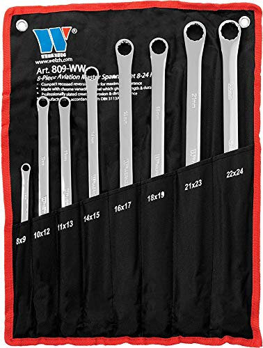 Werkzueg - Master Aviation Extra Long Spanners 8-24 mm - 8 Pcs - 809