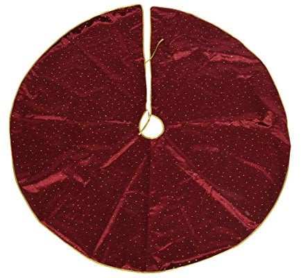 Copri Base Albero Natale Feltro 120 Centimetri Rosso Bordeaux Selezione CARTOLERIA VARZI dal 1956