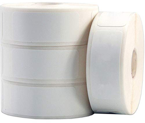 Thermo-Aufkleber, Papier, Barcode, Preisgröße, Name, blanko, Etiketten, wasserdicht, reißfest, für Zuhause, Organizer, Supermarkt, Geschäft, Catering, D11, 15 mm x 30 mm, 230 Stück