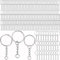 150PCS Anneaux Porte Clés avec Chaîne, BetterJonny 25mm Anneaux Porte-Clés Fendus en métal Split Porte Clef Anneaux avec chaîne à maillons et anneaux ouverts pour clés et travaux manuels, 3 Styles