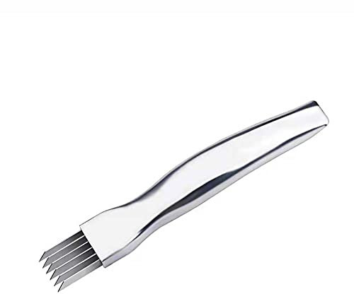 Stainless Steel Chopped Green Onion Knife, Vegetable Chopper Onion Garlic Cutter Cutlery Shred Knife, Multi-Functional Kitchen Gadgets