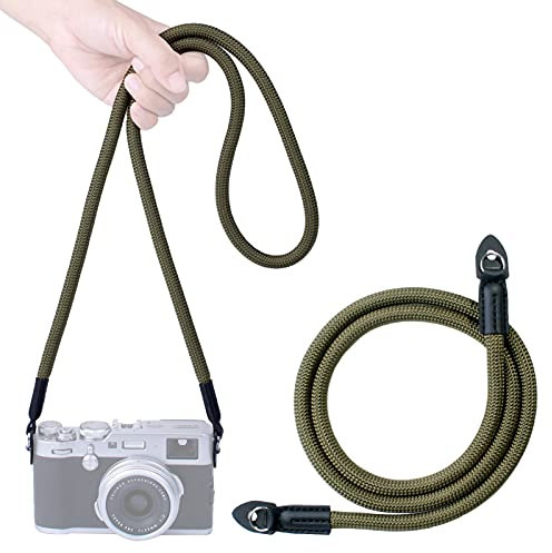 VKO Camera Strap, Camera Strap for DSLR SLR Mirrorless Camera Neck Shoulder Strap 120cm(Green)