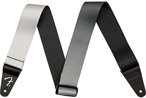 Fender 2 inch ombre strap, silver smoke