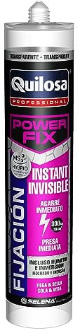 Power Fix Mounting Adhesive Instant Invisible 295 G Transparent